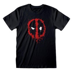 Heroes Inc. - Maglietta T-shirt Marvel Deadpool Logo Splat Taglia M